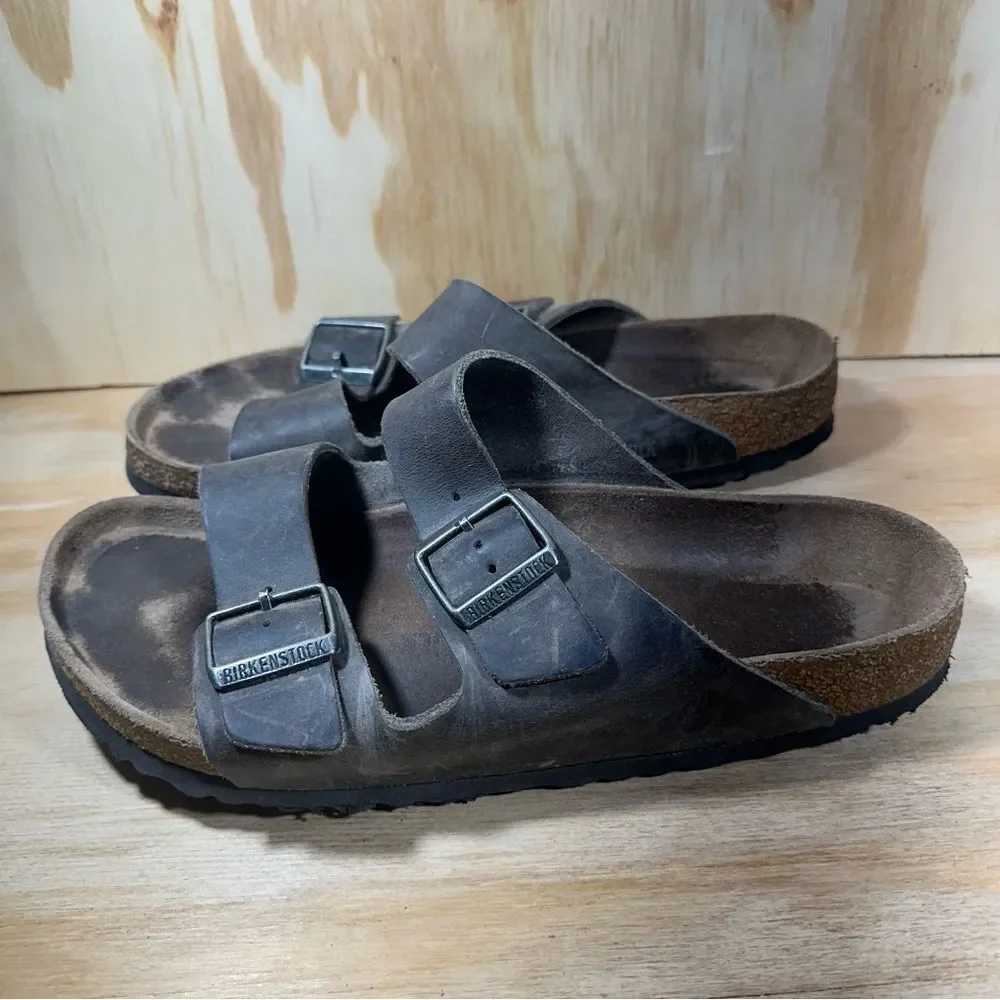 Birkenstock Arizona Dark Brown Slide Sandals Women’s Size 11